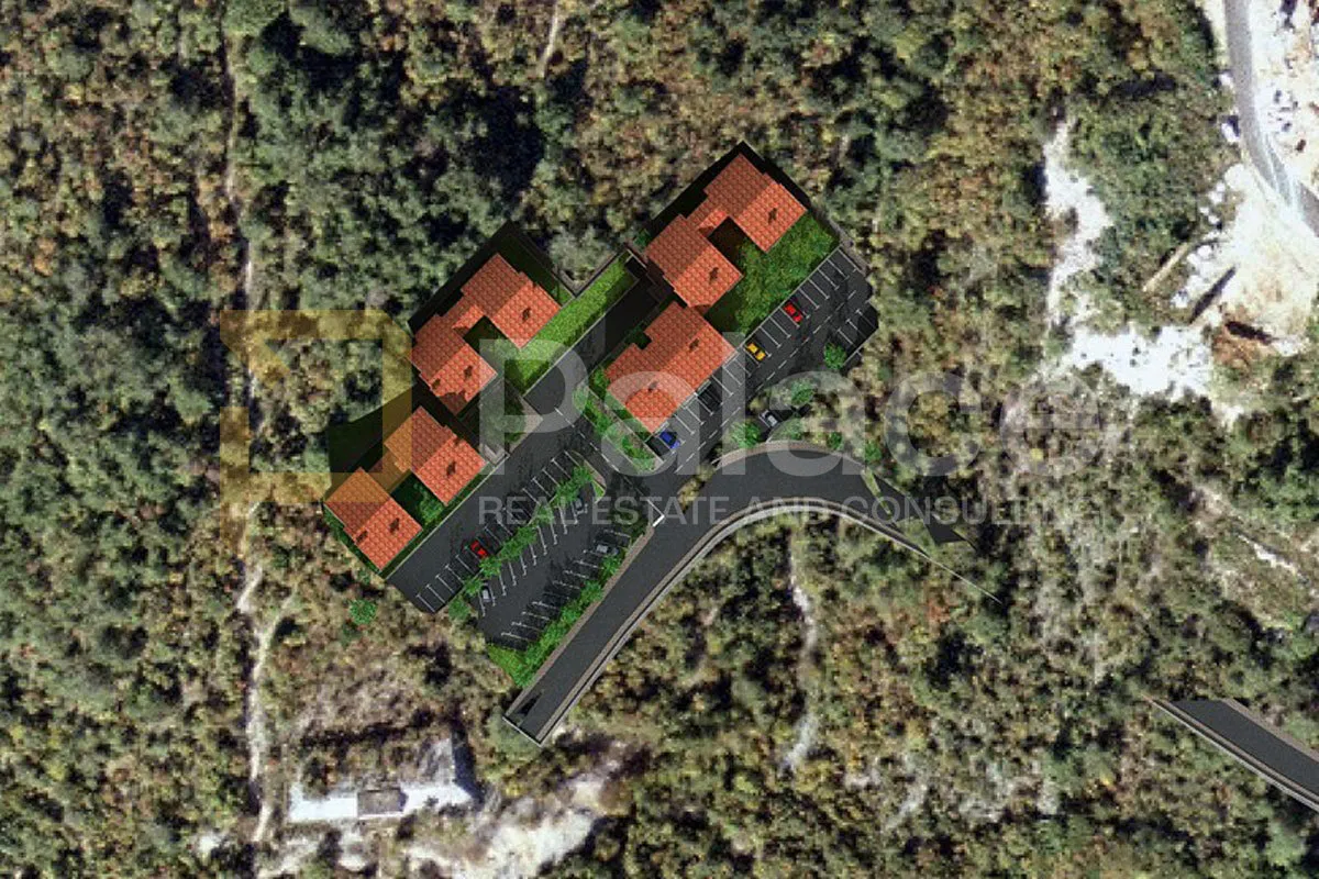 građevinsko zemljište za 5 vila sa 6 stanova - 6500m2, rabac, labin - slika 2
