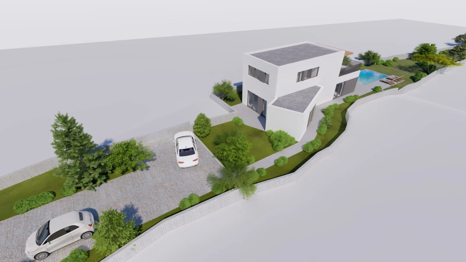 vinišće - atraktivno građevinsko zemljište s projektom - slika 2