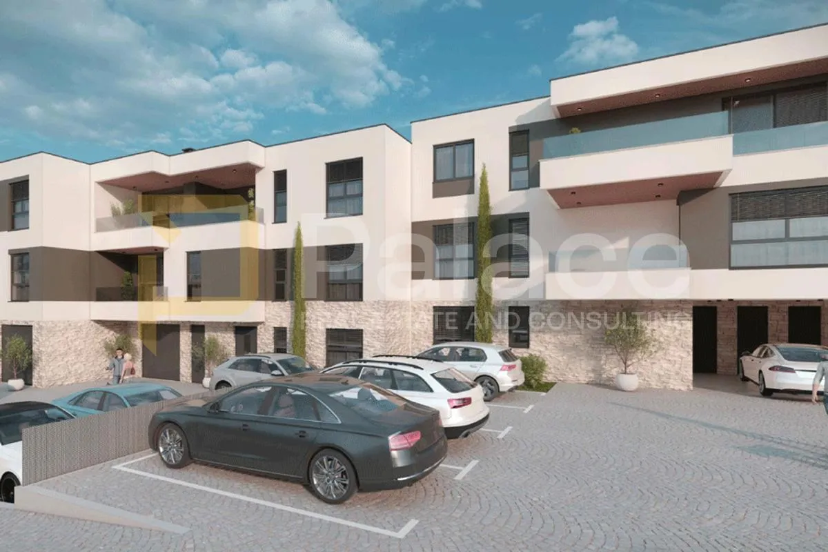 Penthouse novogradnja Pula – 3 sobe, veliki balkon, 2 parkirna mjesta