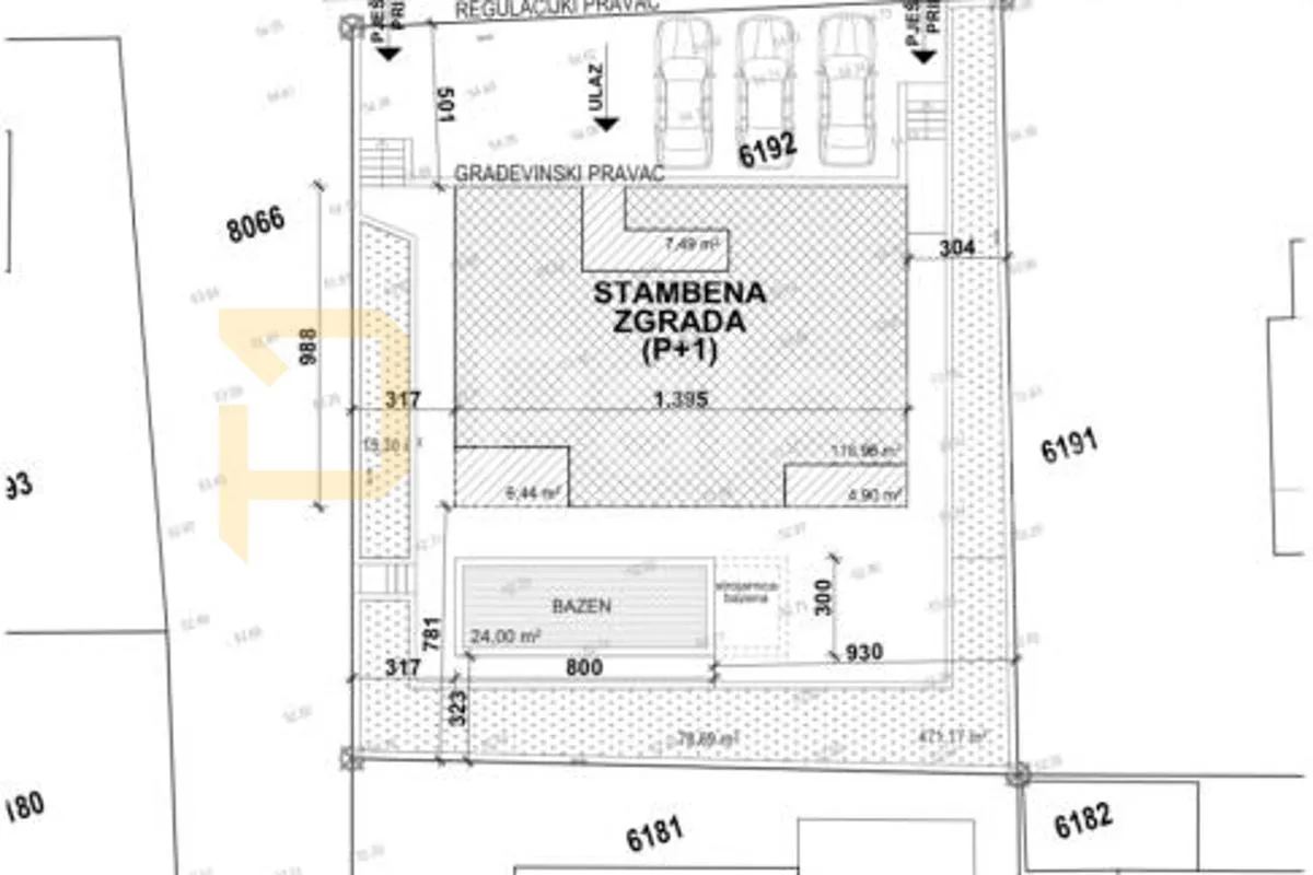 maslenica: građevinsko zemljište s projektom, 500 m2 - slika 6