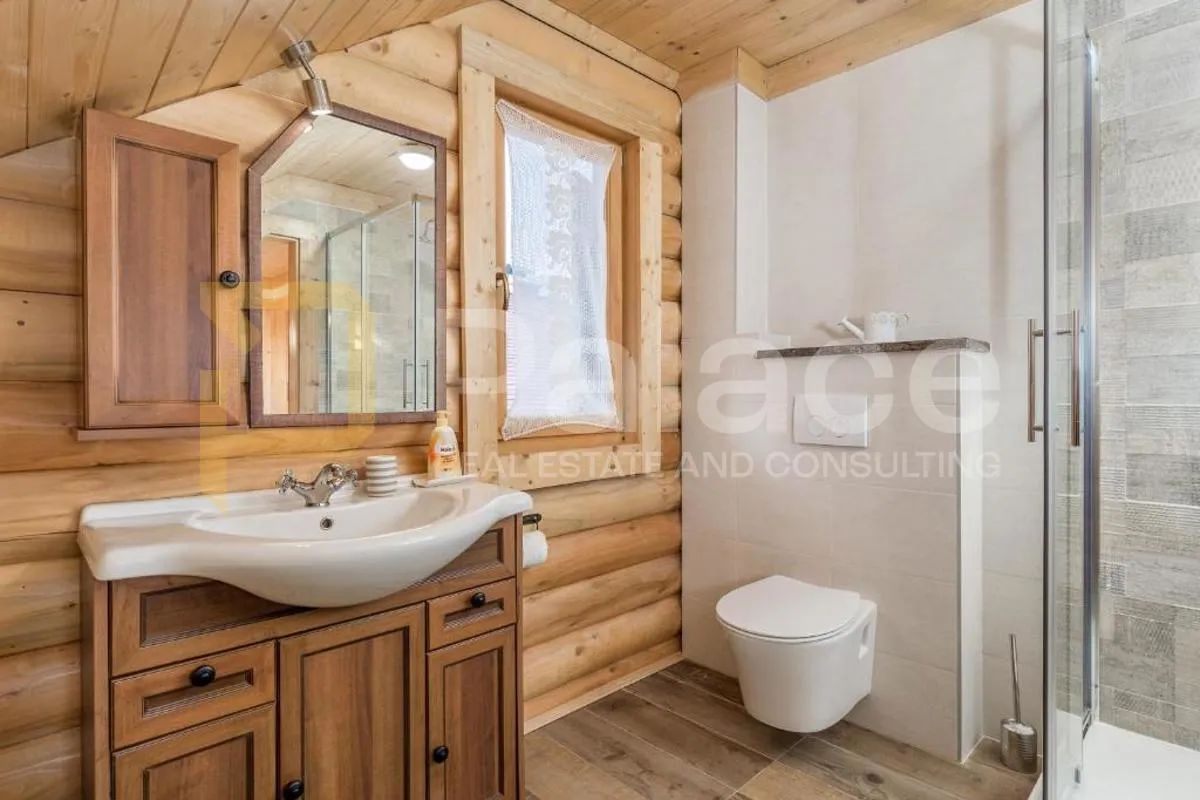 bajkovita drvena kuća s jacuzzijem i pogledom na planine, gorski kotar - slika 18