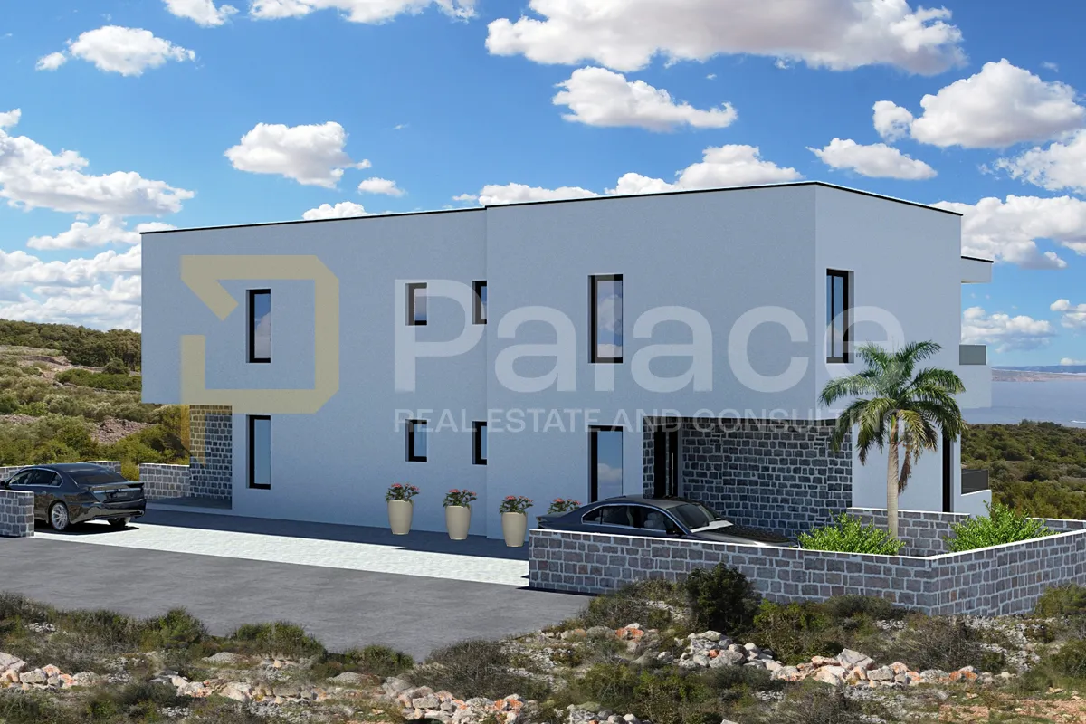 vodice: dvojna kuća luksuznih značajki s pogledom na more 215m2 - slika 5