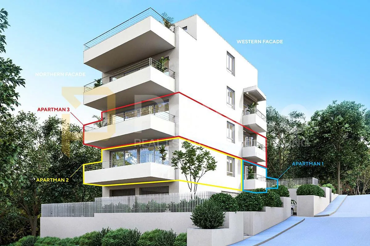 a3 - luksuzni apartman s pogledom na more 113 m² u solitudu, dubrovnik - slika 3