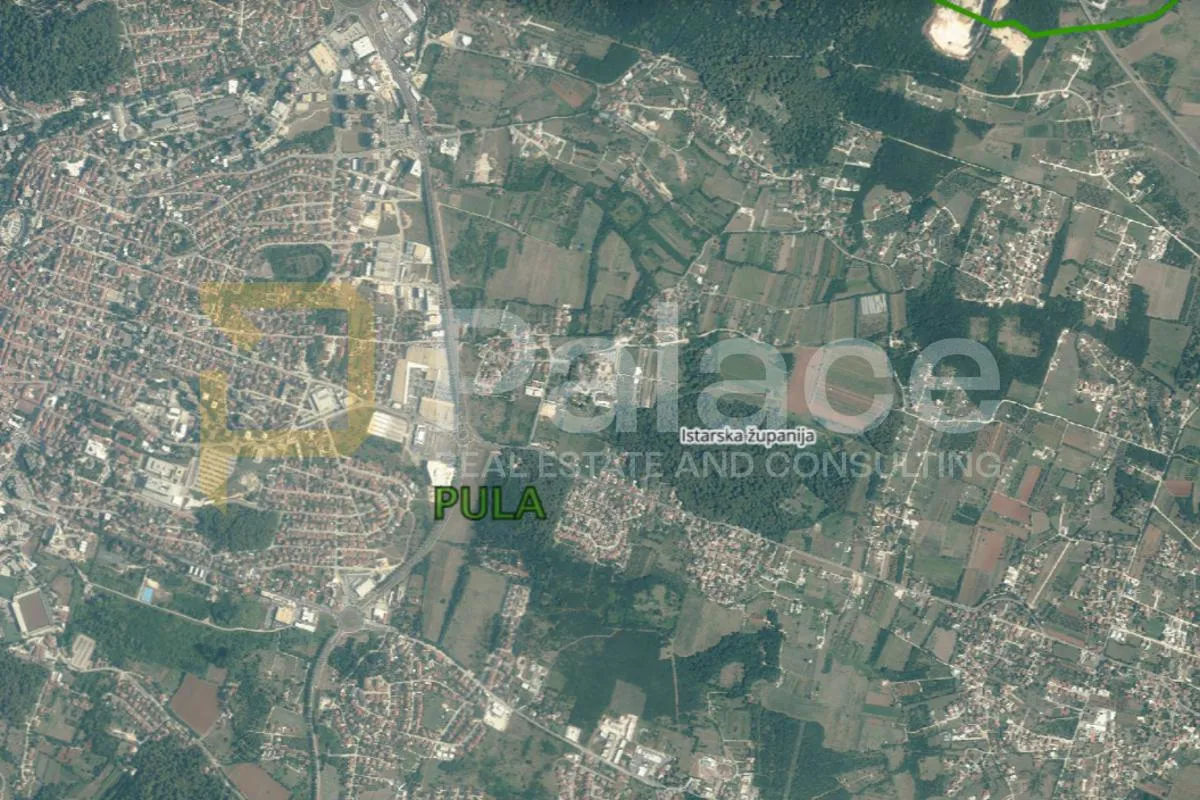 Lijepa građevinska parcela na odličnoj lokaciji - Pula