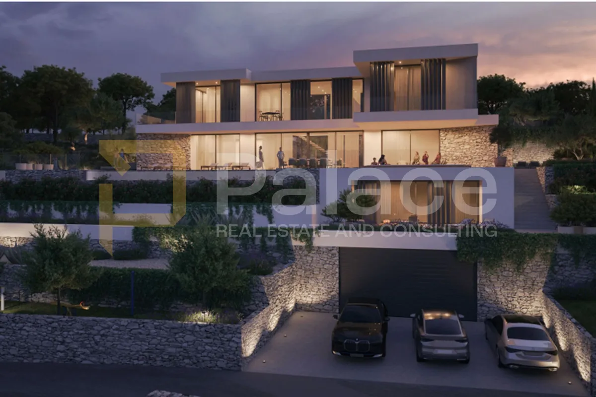 luksuzna vila s predivnim otvorenim pogledom, zaton - slika 18