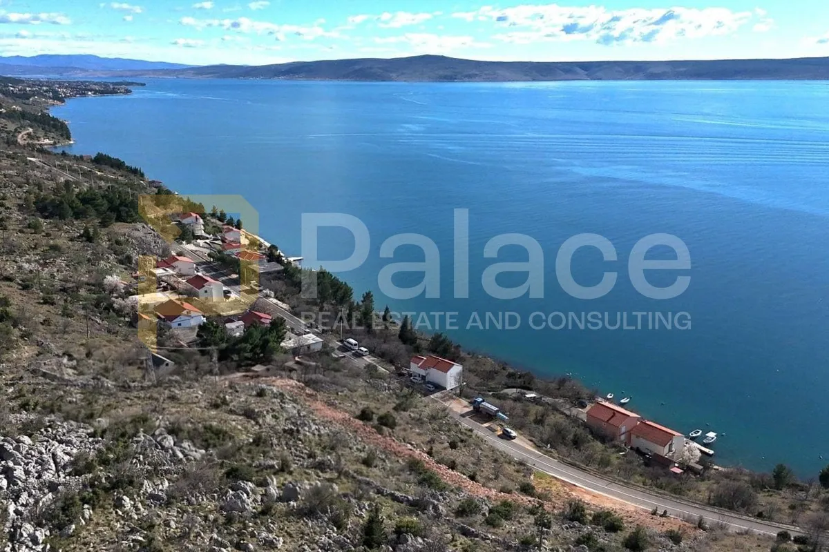 prilika!! građevinsko zemljište 100 m od mora s panoramskim pogledom - slika 3