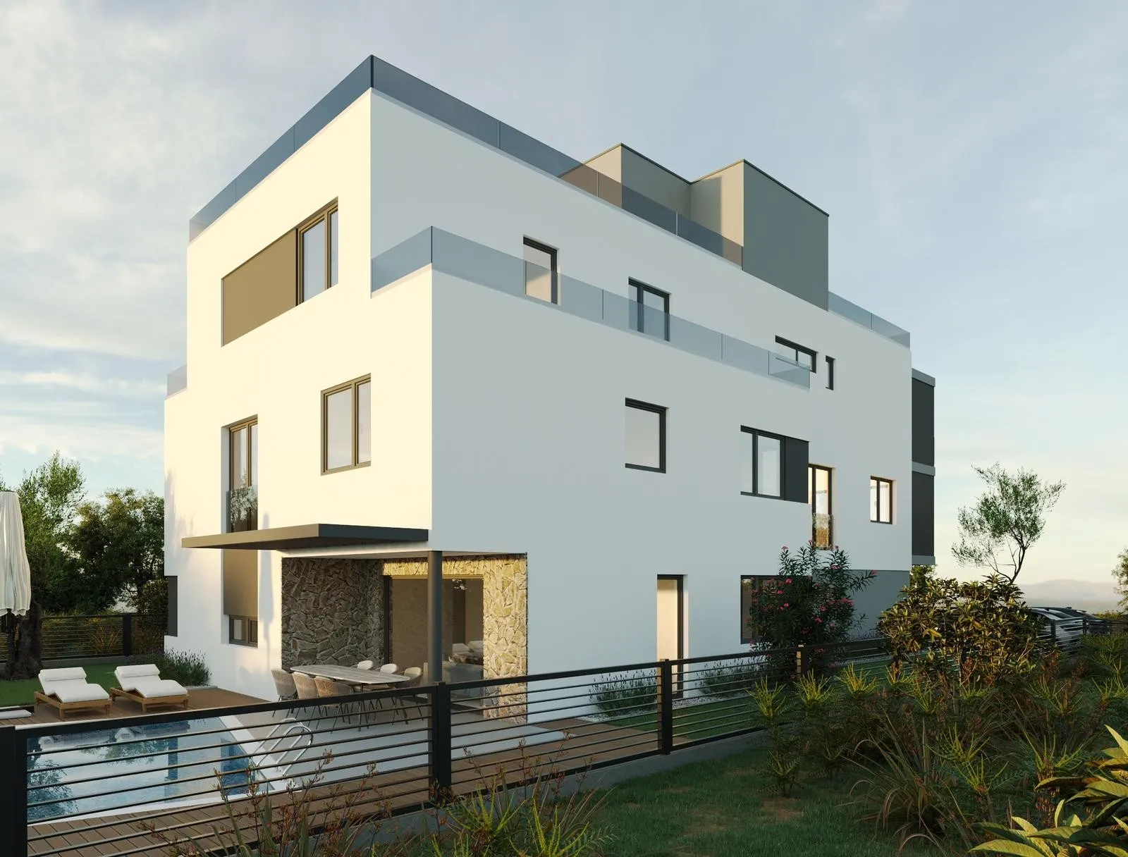 pakoštane : troetažni penthouse s krovnom terasom, 126 m2 - slika 5