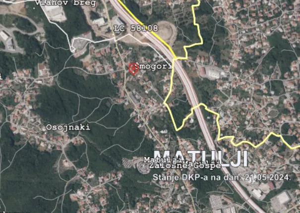 Veliki građevinski teren u Šmogorima, Matulji, 10471m2