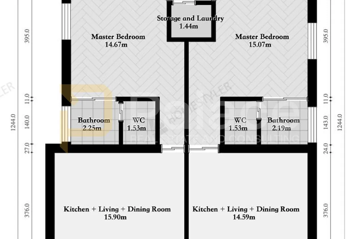 stan 85 m², loggia i vrt, samo 150 m od plaže – kaštel stari - slika 10