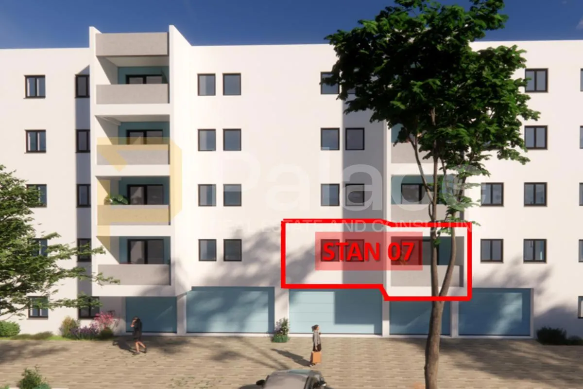 Stan u novogradnji u Puli na 1.katu sa balkonom i 2 sobe - Pula