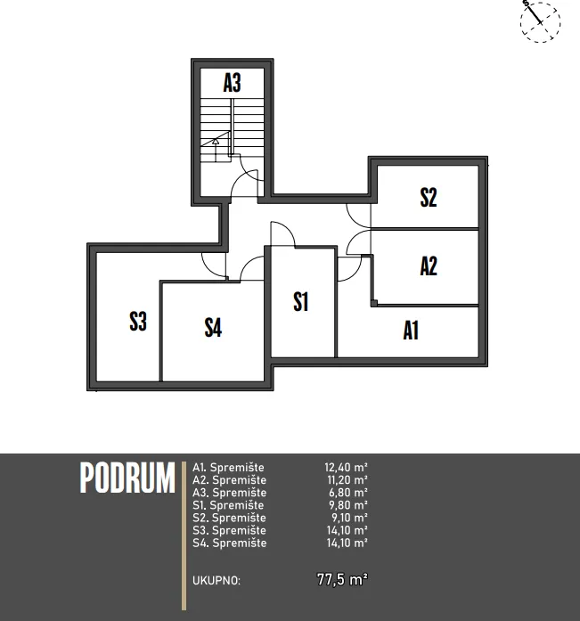 dvosoban stan na prvom katu, novogradnja, brodarica, 91,70 m2 - slika 8