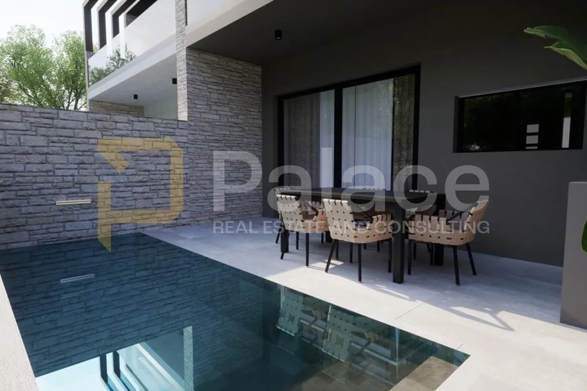 luksuzna kuća u nizu s bazenom i pogledom na more - vodice 150m2 - slika 8