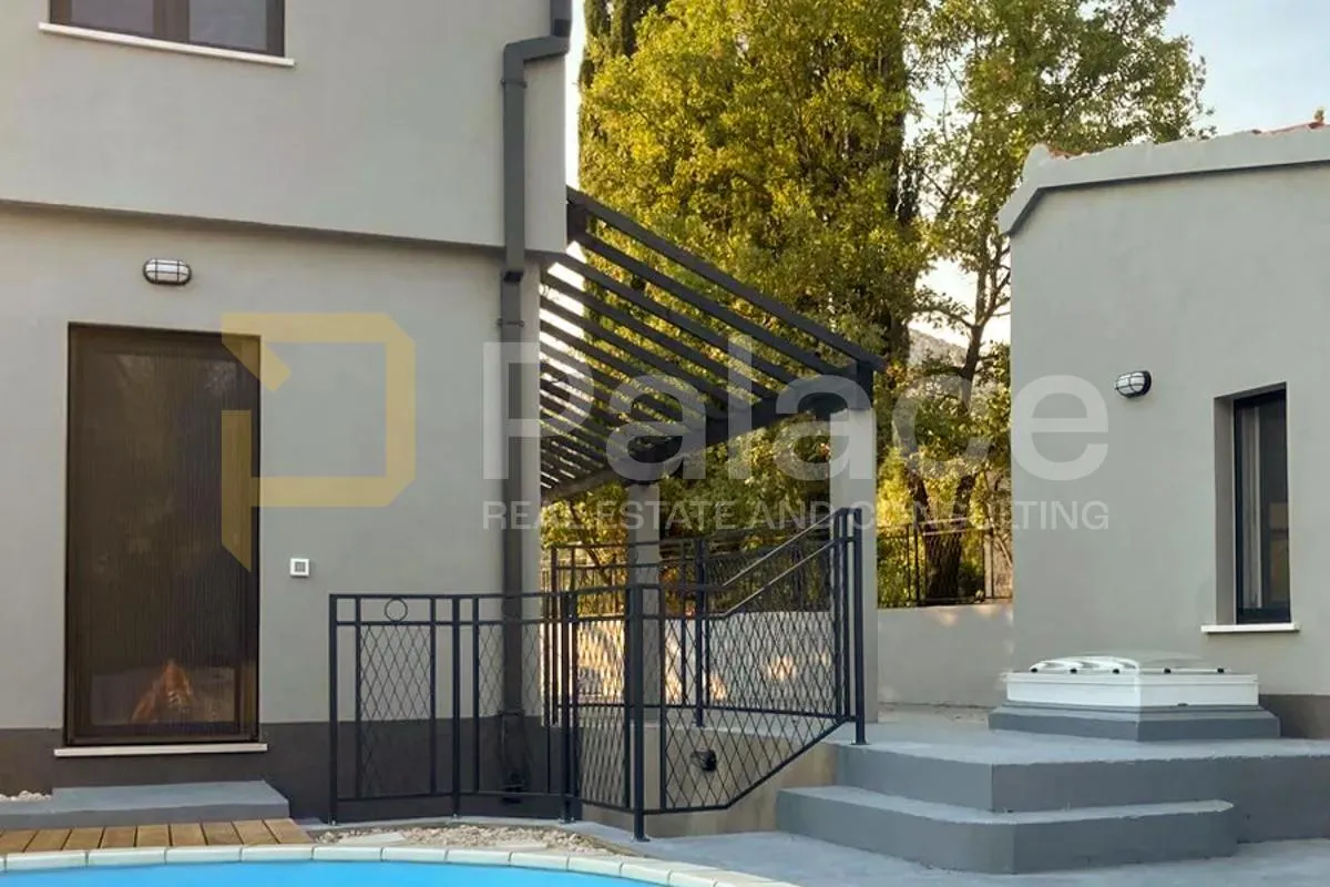 vila s bazenom i saunom u prirodi, okolica dubrovnika, konavle - slika 5