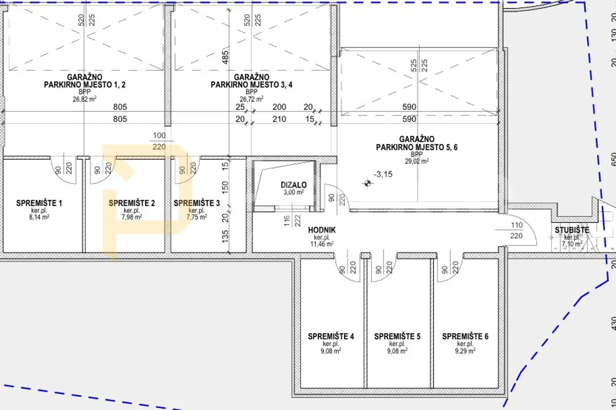 povljana : stan u prizemlju 70,42 m2 - slika 2