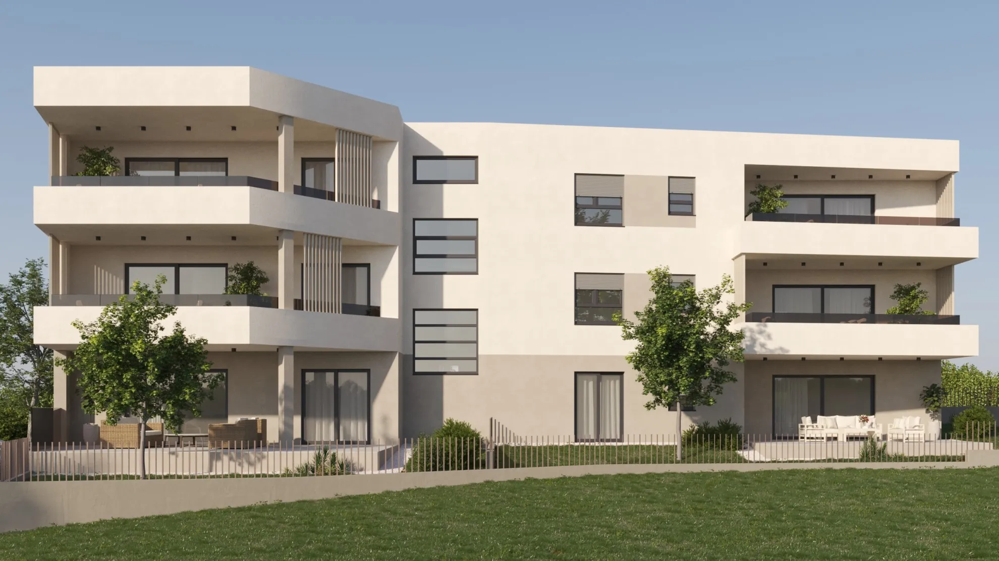 luksuzni dvosobni stan na prvom katu u novogradnji, vodice, 90 m2 - slika 3