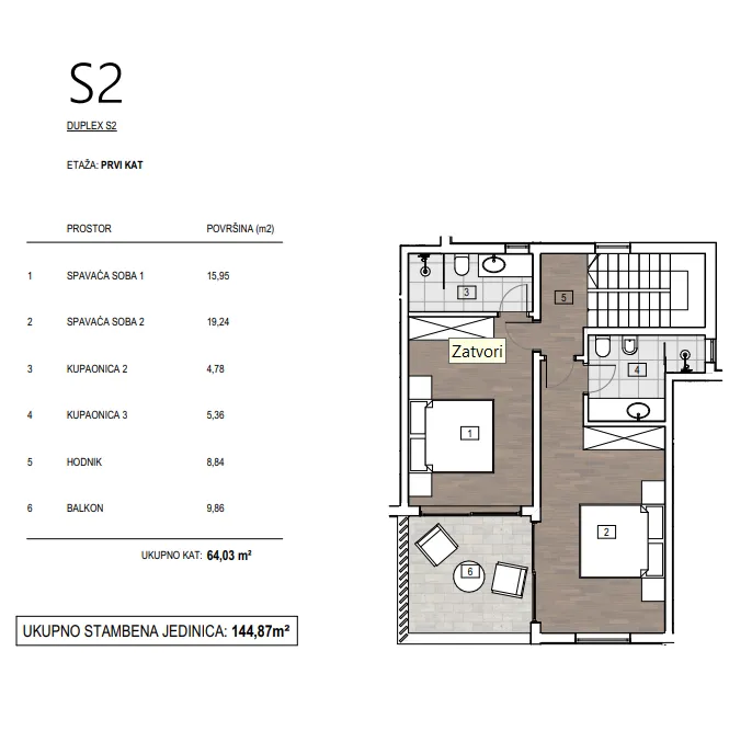 luksuzna dvoetažna villa s bazenom, primošten, 145 m2 - slika 4