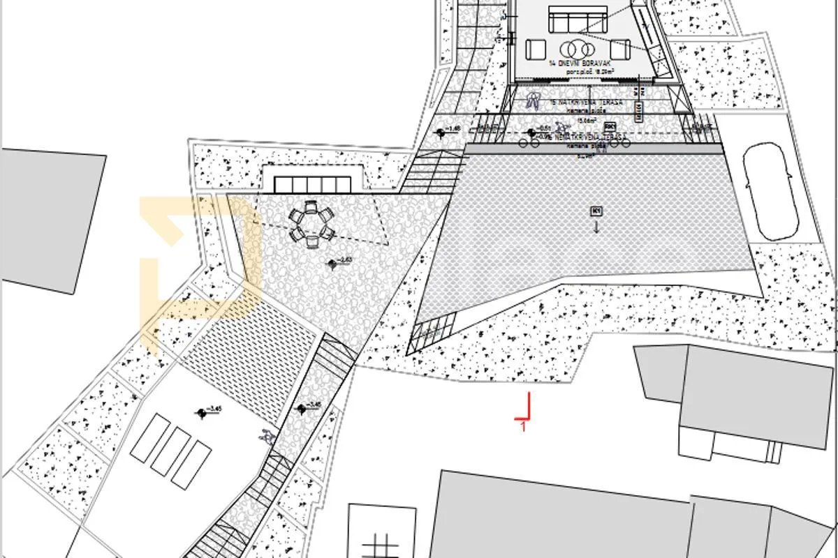 zemljište sa građevinskom dozvolom i jedinstvenim projektom, rogoznica - slika 17