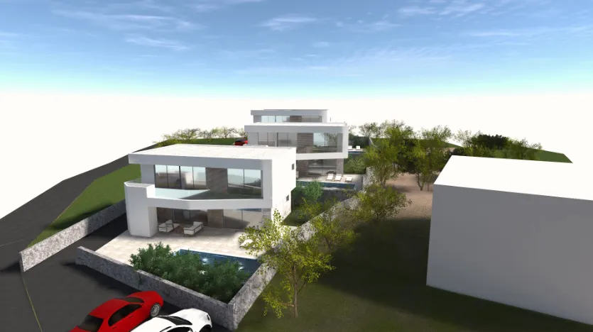 građevinsko zemljište s projektom, 448 m², vinišće - slika 2