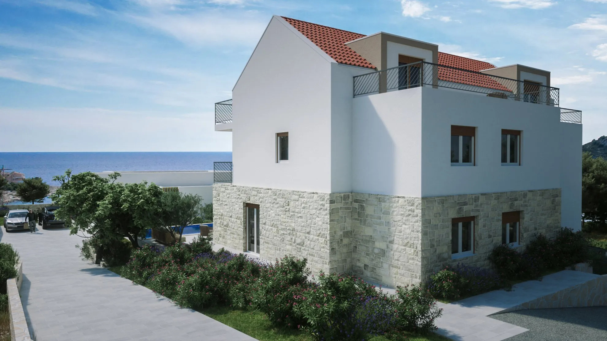 stan u novogradnji s bazenom, stivašnica, 95 m2 - slika 6