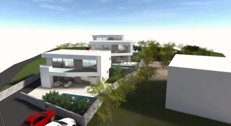 građevinsko zemljište s projektom, 395 m2, vinišće - slika 3
