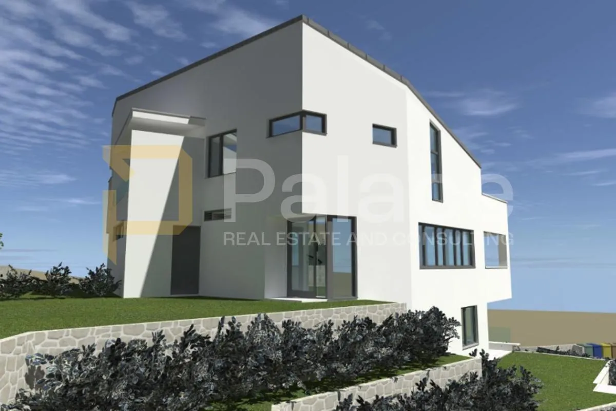 na prodaju građevinsko zemljište 727 m² s projektom – punat, krk - slika 2