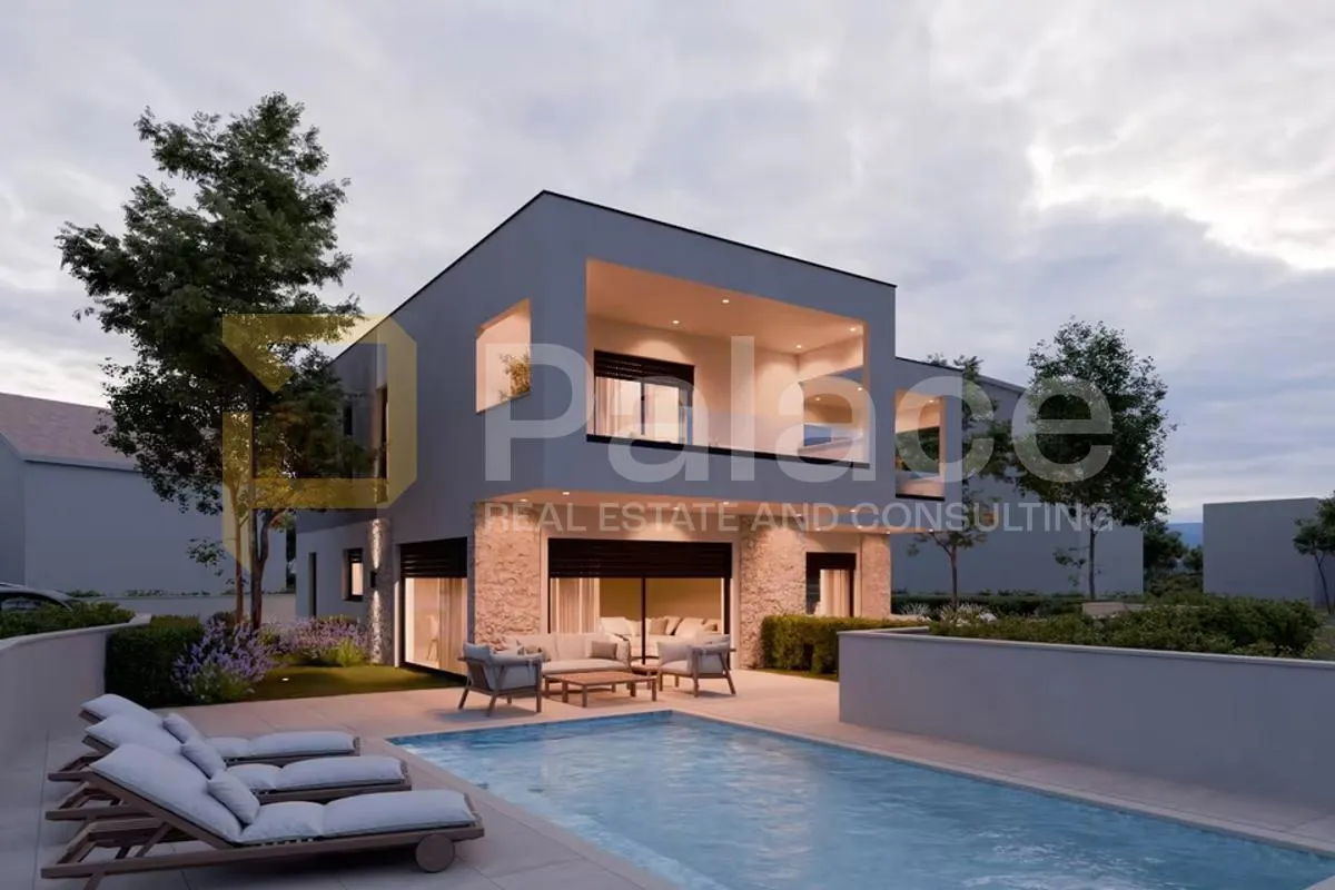 pretprodaja s2: luksuzna duplex kuća s bazenom - 117m2 - bilice - slika 1