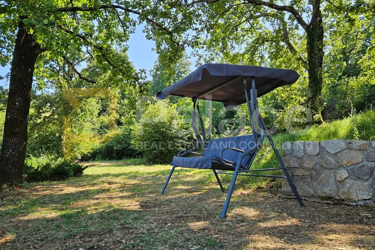kuća s predivnom okućnicom i pogledom na more, mošćenička draga - slika 28