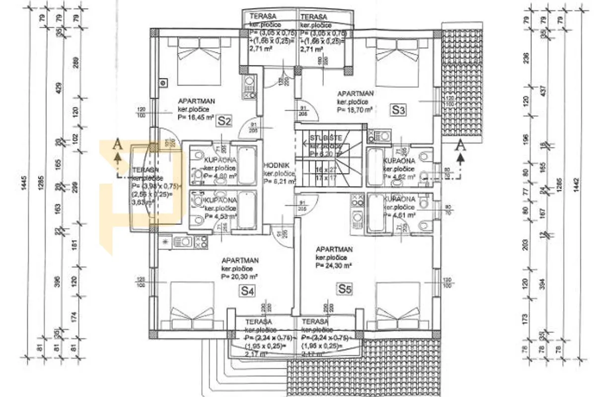 vila sa grijanim bazenom, konobom i apartmanima, zemunik donji - slika 21