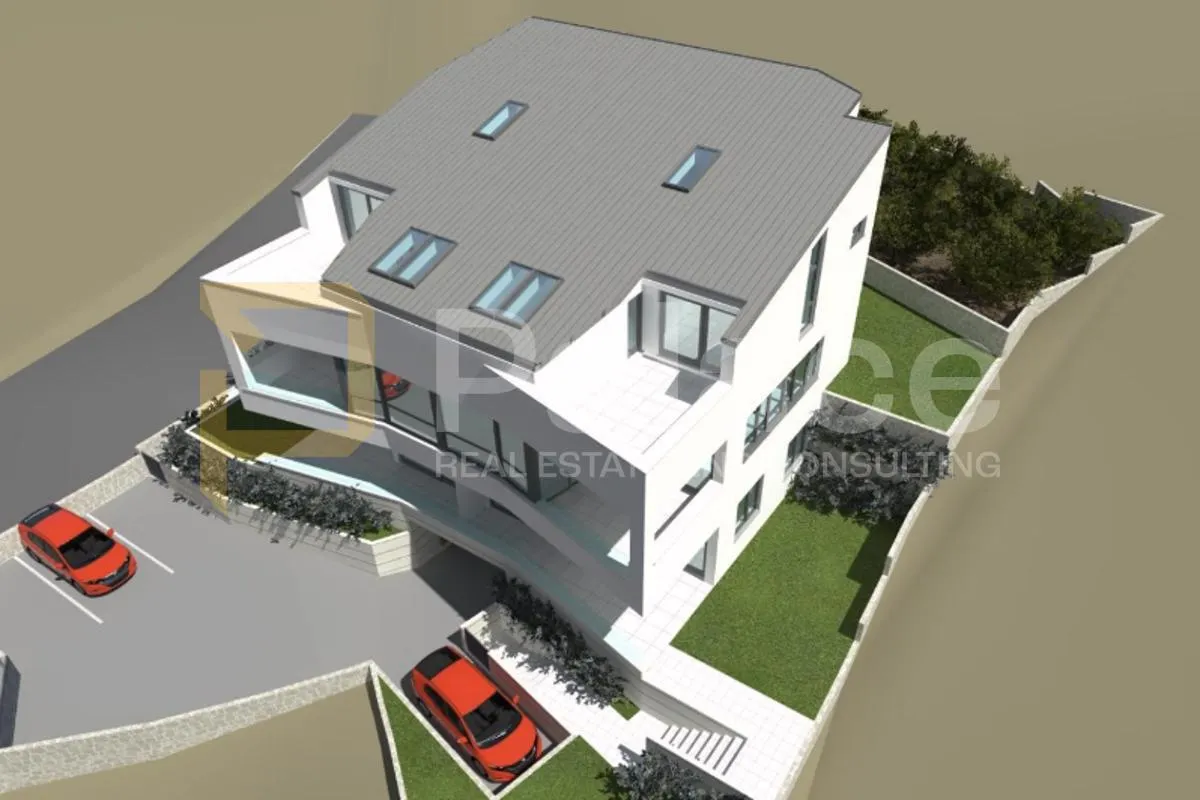 na prodaju građevinsko zemljište 727 m² s projektom – punat, krk - slika 3