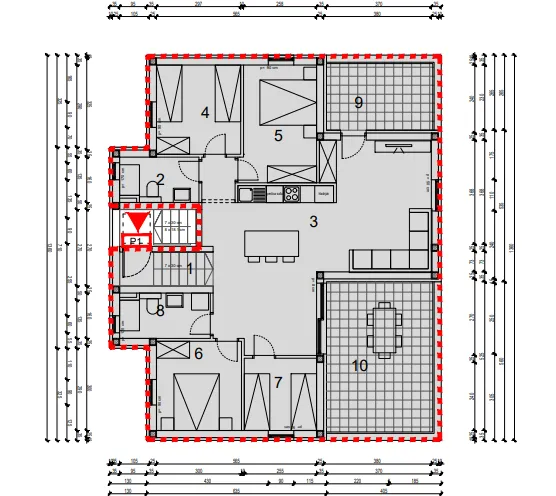 penthouse s pogledom na more, grebaštica, 113 m2 - slika 3