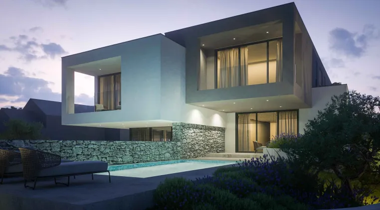 moderni dvoetažni stan s bazenom na vrhunskoj lokaciji, vodice, 230 m2 - slika 5