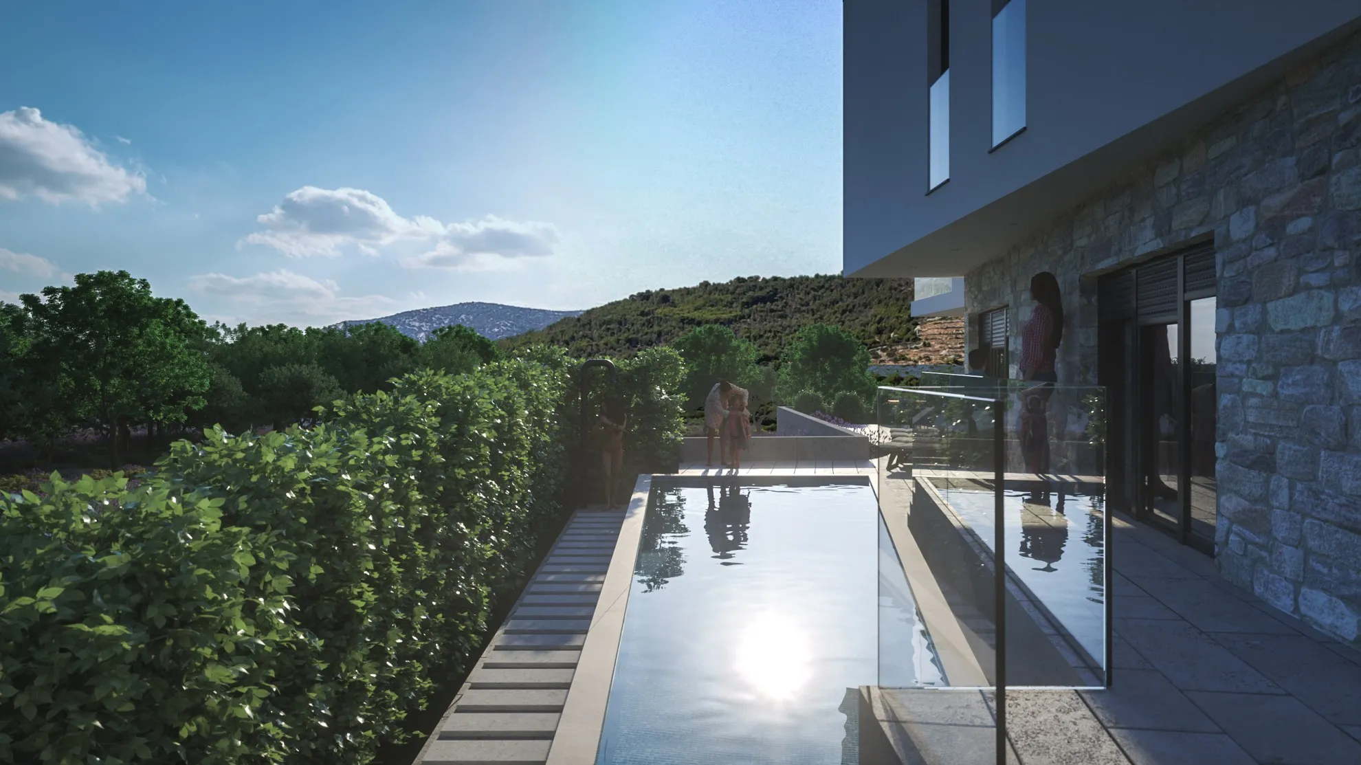 vila predivne arhitekture s pogledom u primoštenu - slika 8