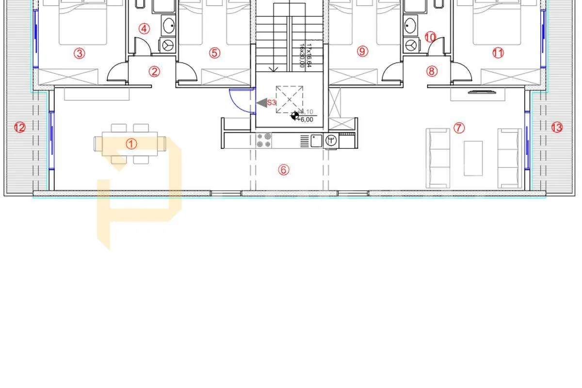 Novogradnja Župa Dubrovačka – Prostran stan 123 m² - 2 kat - 4 sobe - Čelopeci, Župa dubrovačka