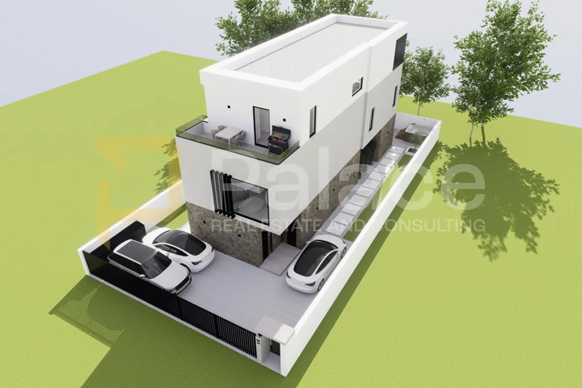 vodice: potpuno uređen dvoetažni stan s prostranom terasom 121,73m2 - slika 5