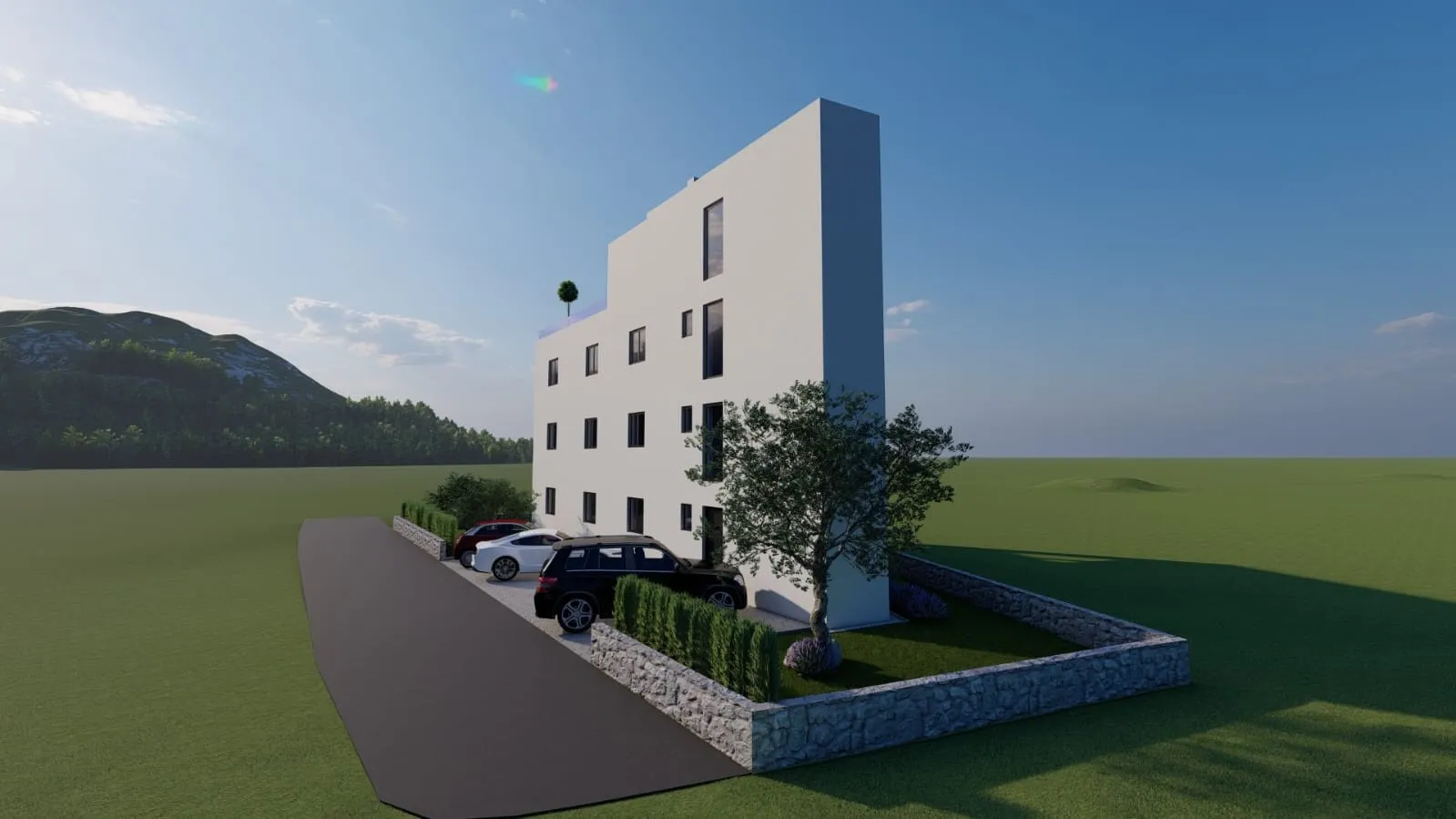 prilika! građevinsko zemljište s projektom, pogled na more - slika 5