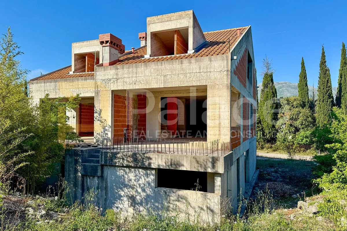 komaji, konavle, dvojna kuća u izgradnji - slika 16