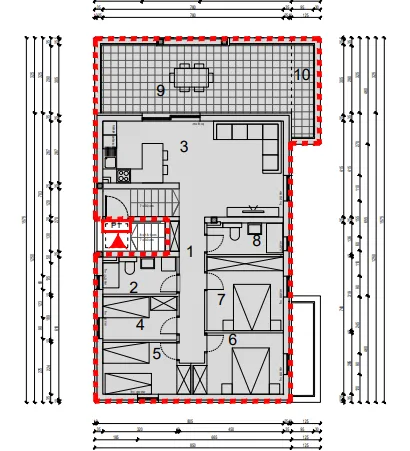 penthouse s pogledom na more, grebaštica, 95,68 m2 - slika 3