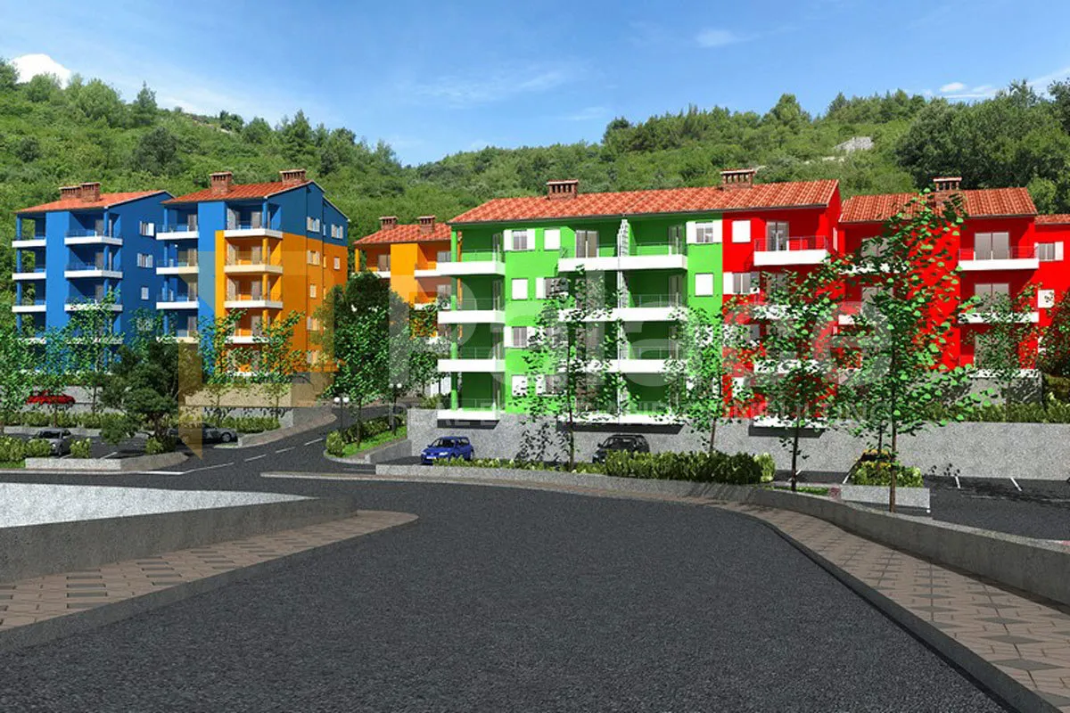 građevinsko zemljište za 5 vila sa 6 stanova - 6500m2, rabac, labin - slika 3