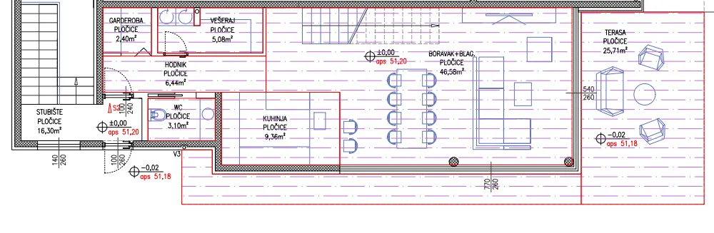 moderni dvoetažni stan s bazenom na vrhunskoj lokaciji, vodice, 230 m2 - slika 15