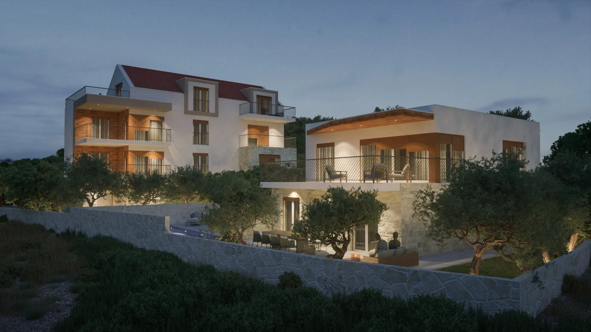 Stan u novogradnji s bazenom, Stivašnica, 95 m2 - Stivašnica, Rogoznica