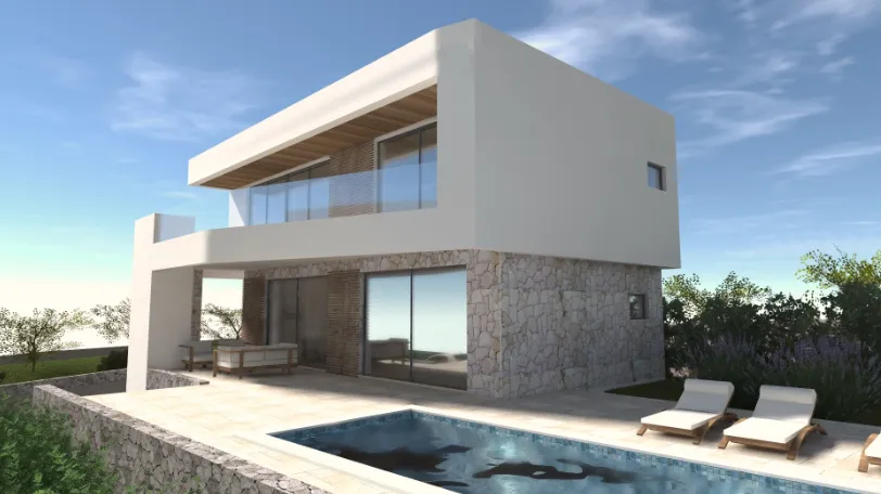 građevinsko zemljište s projektom, 395 m2, vinišće - slika 2