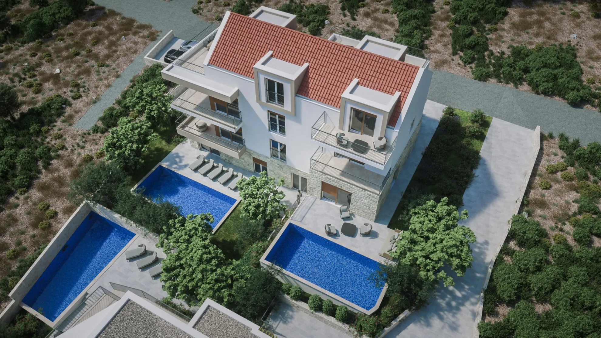 stan u novogradnji s bazenom, stivašnica, 95 m2 - slika 11