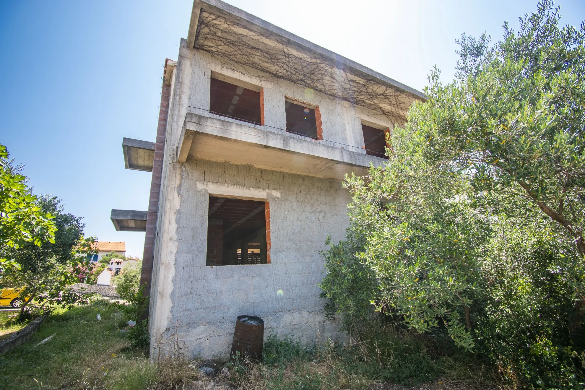 kuća u izgradnji s pogledom na more , žaborić - slika 3
