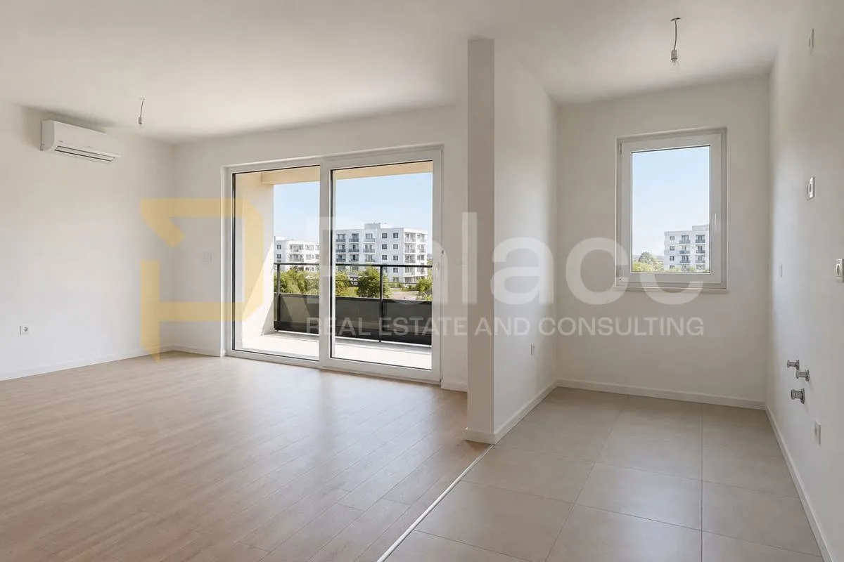 Dvosoban stan s parkingom 55m2, kredit, pogled na more - Kaštel Stari, Kaštela