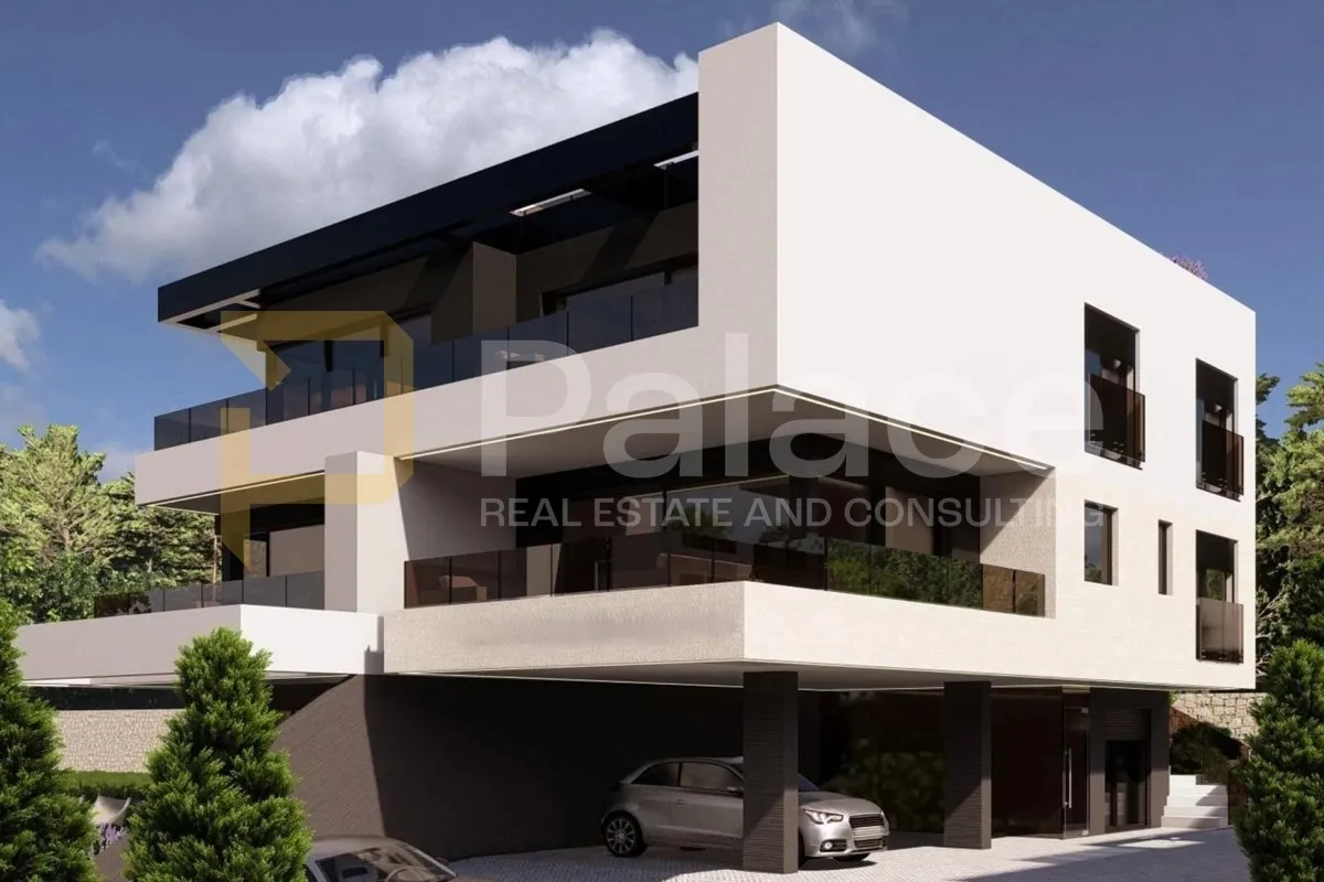 stan u vili s okućnicom, bazenom i 2 sobe – krk novogradnja 125,30 m² - slika 2