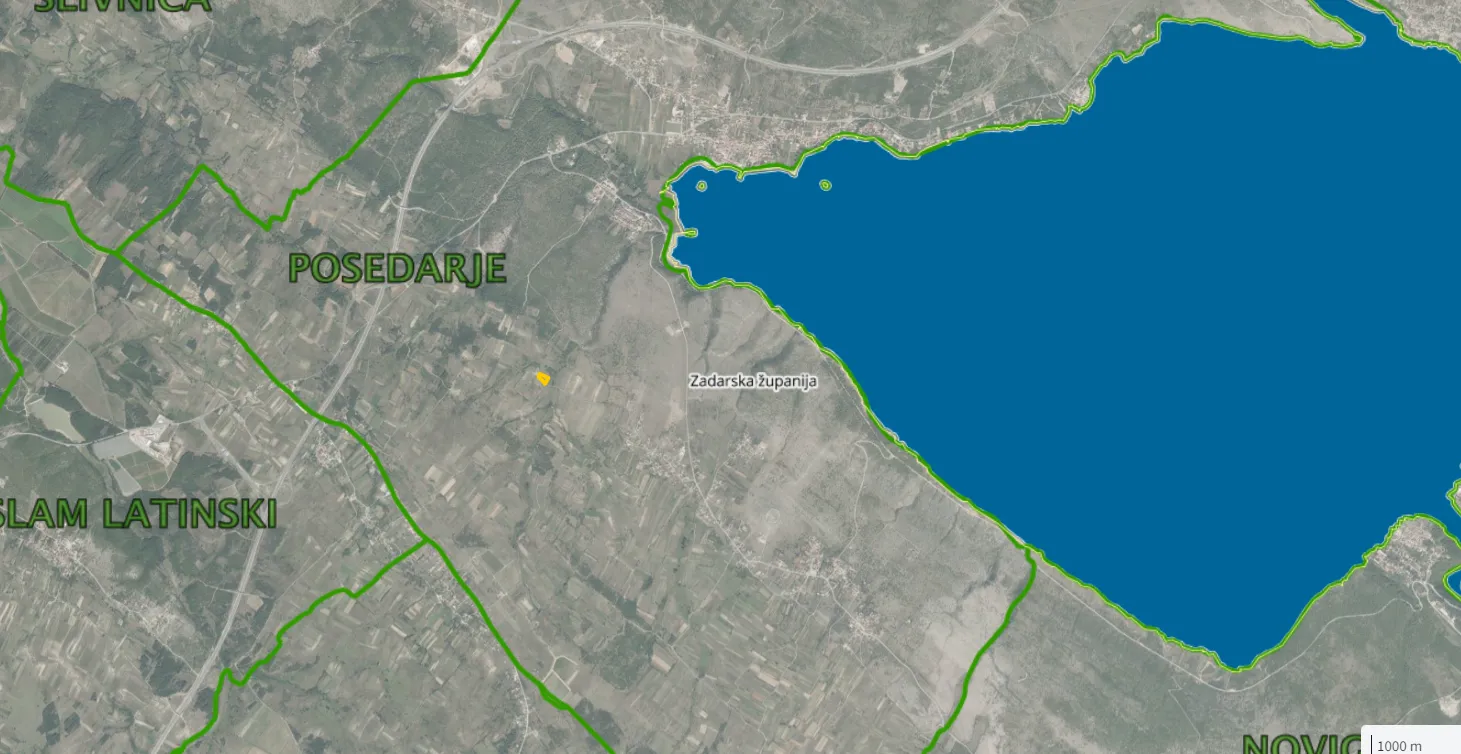 Poljoprivredno zemljište 2719m2 - Posedarje