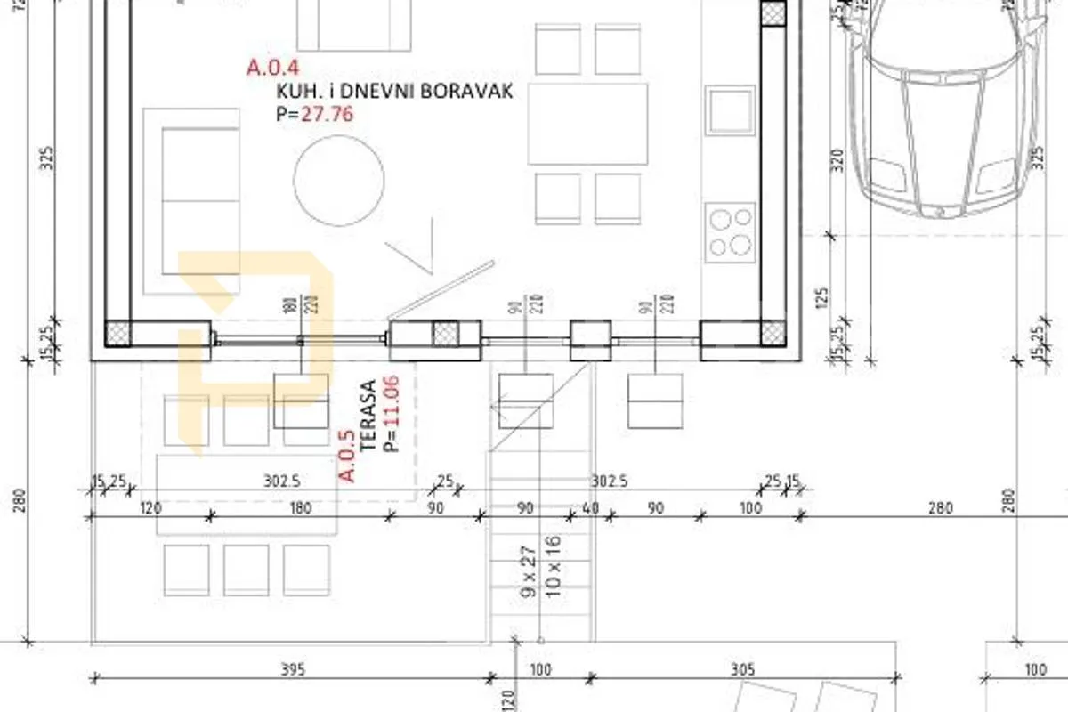 luksuzna villa 80 metara od mora 102m2 - slika 5
