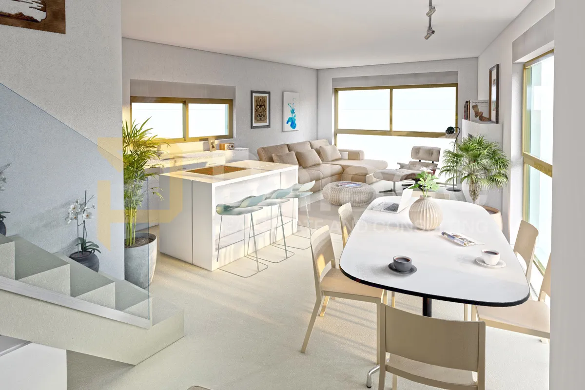 šibenik: "golden penthouse" u centru grada s pogledom na more - slika 3