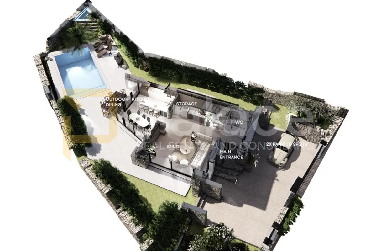 parcela na top lokaciji za gradnju 512 m², s projektom – istra, šumber - slika 13
