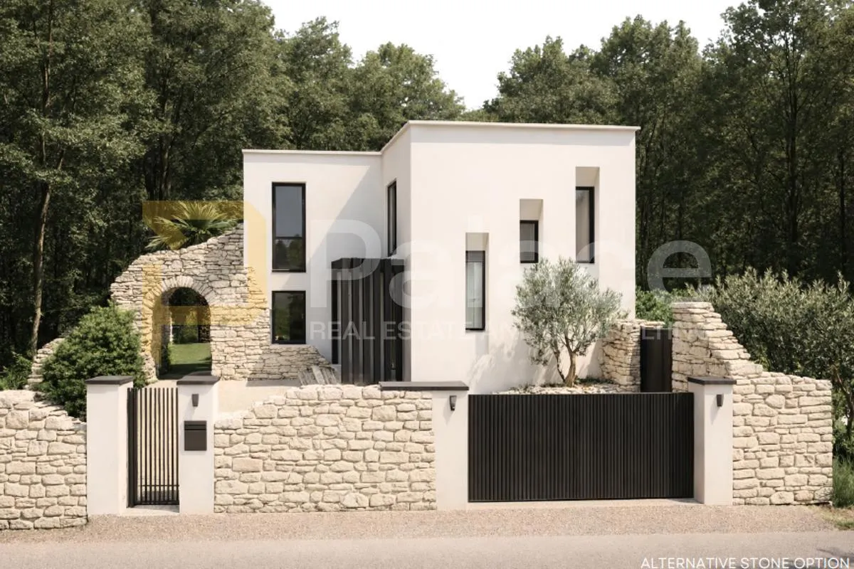 šumber: građevinsko zemljište sa starinom i projektom, 637 m² – istra - slika 13